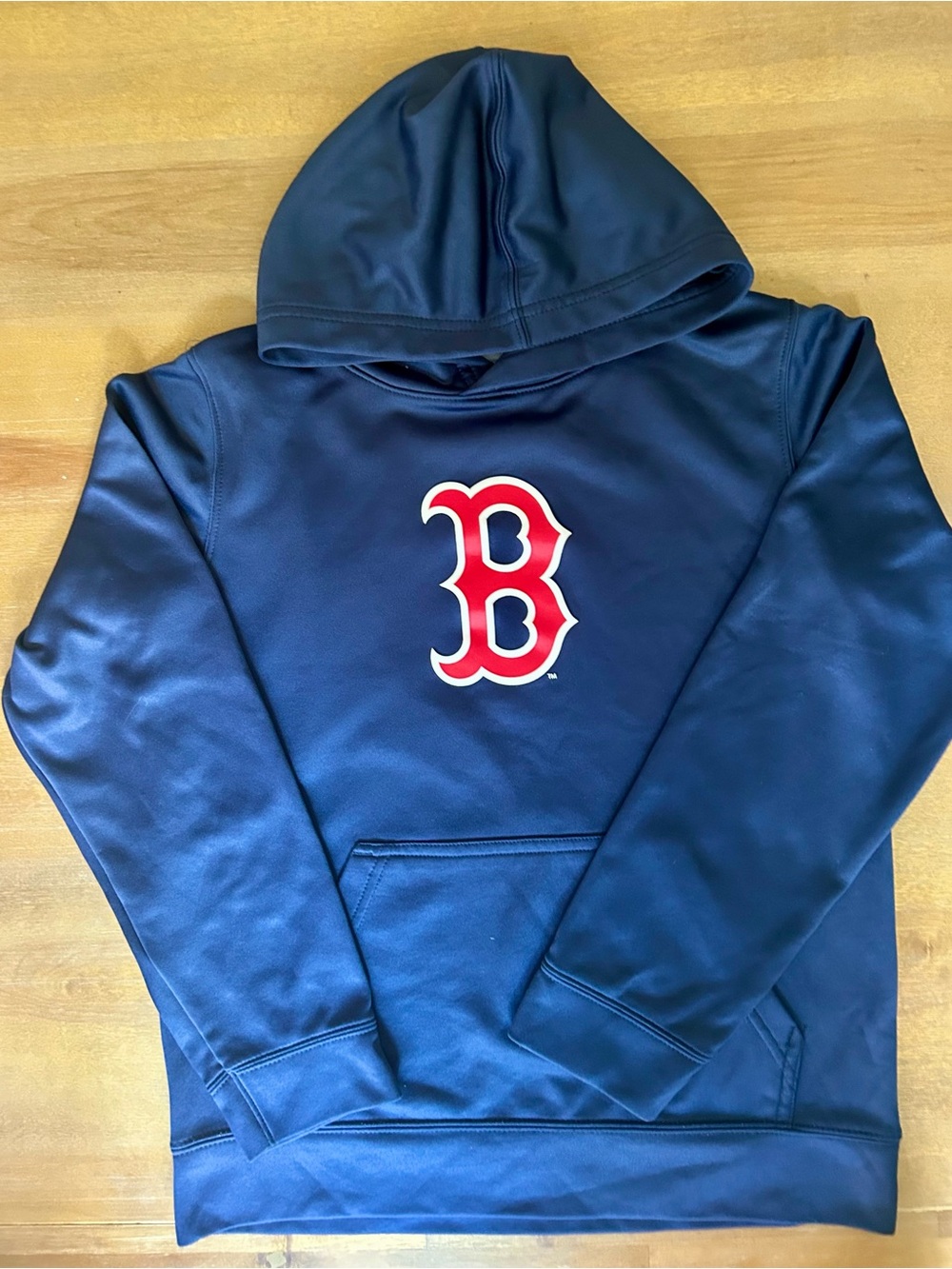Boston Red Sox Genuine Merchandise Navy Hoodie with Boston B Logo - youth medium